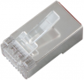 Plug, RJ45, 8 pole, Cat 5e, crimp connection, 37541.3-100