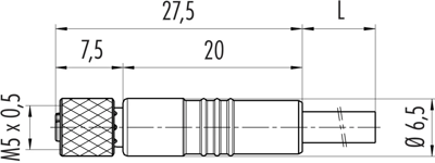 77 3550 0000 40003-0200 binder Sensor-Actuator Cables Image 2