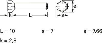 M4X10 I4017-8.8:A2K Screws, Threaded Rods Image 2