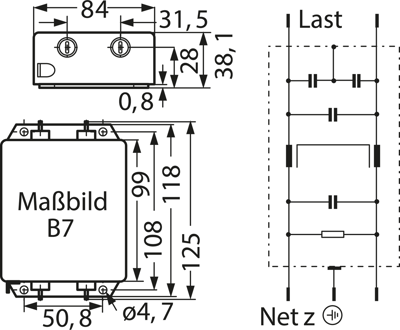 B84112B0000B120 EPCOS Interference suppression filter Image 2