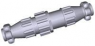 Circular connector, 4 pole, crimp connection, straight, 737094-2