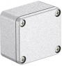 Die-cast aluminum enclosure, (L x W x H) 64 x 58 x 34 mm, silver, IP66, 2011378