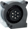 AC radial fan, 115 V, 121 x 121 x 37 mm, 42 m³/h, 60 dB, slide bearing, ebm-papst, RL 90-18/00