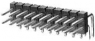 Pin header, 10 pole, pitch 2.54 mm, angled, black, 102975-5