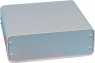 Die-cast aluminum enclosure, (L x W x H) 180 x 185 x 65 mm, light gray (RAL 7035), IP40, 2010-0405M