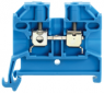 Through terminal block, screw connection, 0.5-4.0 mm², 2 pole, 24 A, 8 kV, blue, 0380480000