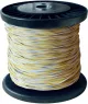 YV 2X0,6/1,1 WEISS/GELB Insulated stranded wires