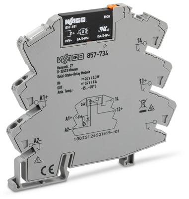 857-734 WAGO Coupling Relays Image 1