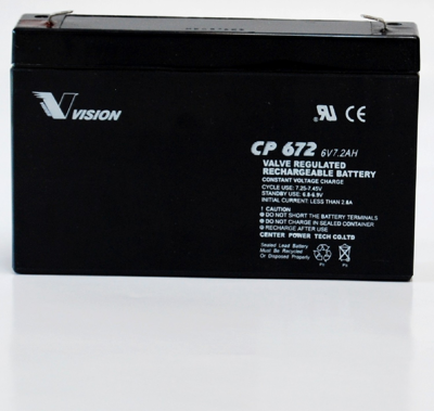 CP672 VISION Lead-Acid Batteries, Lithium-Ion Batteries Image 1