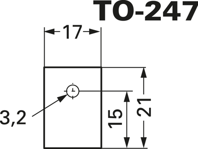 10007699 Fischer Elektronik Mounting pads