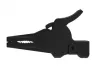 Safety alligator clip, black, max. 34 mm, L 88.5 mm, CAT III, CAT IV, socket 4 mm, SAK 9230 NI / SW