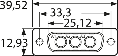 3003W3PXX99A10X CONEC D-Sub Connectors Image 4