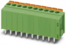 PCB terminal, 2 pole, pitch 3.81 mm, AWG 26-18, 12 A, spring-clamp connection, green, 1890471