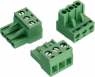 Socket header, 2 pole, pitch 5 mm, angled, green, 691352710002