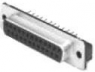 D-Sub socket, 25 pole, standard, equipped, straight, solder pin, 2-338315-2
