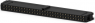 Socket header, 64 pole, pitch 2.54 mm, straight, black, 1-1658622-2