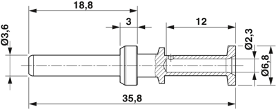 1242233 Phoenix Contact Crimp Contacts Image 2