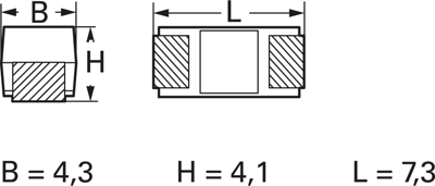 T491X107K025AT Kemet Tantalum Capacitors Image 2