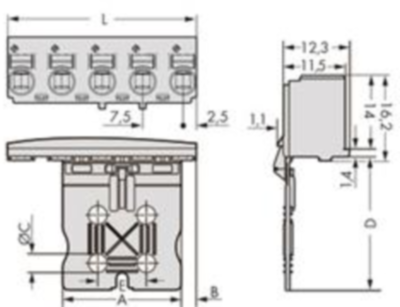 2092-3102/002-000 WAGO Connecting Blocks Image 2