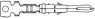 Pin contact, 0.12-0.2 mm², AWG 26-24, crimp connection, 640579-1