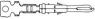 Pin contact, 0.12-0.8 mm², AWG 26-18, crimp connection, 640545-2