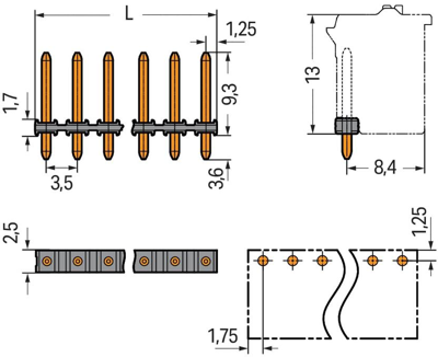 2091-1710 WAGO PCB Connection Systems Image 2