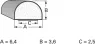 DHR6,4X3,6AL-N3,2V0-1,0M MTC Accessories for Enclosures