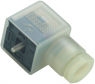 Valve connector, DIN shape A, 2 pole + PE, 230 V, 0.34-1.5 mm², 43 1714 132 03