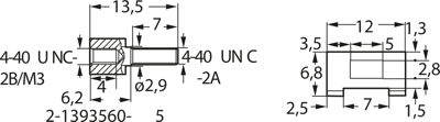 2-1393560-5 AMP Accessories for D-Sub, USB and Computer Connectors