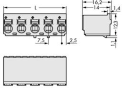 2092-3122/000-9500 WAGO Connecting Blocks Image 2