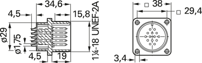 933062100 Hirschmann Automation and Control Other Circular Connectors Image 2