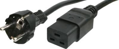 VIIG-H05VVF3G150-C19/3,00M SW9005 FELLER Power Cords Image 1