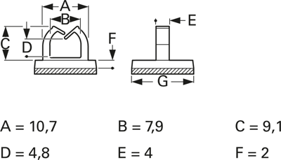 9675AA00AS fastpoint Cable Holders Image 2