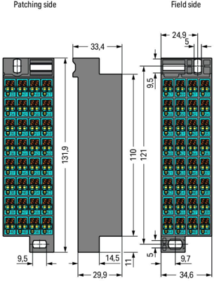 726-802 WAGO Interface Connectors, Bus Connectors Image 2