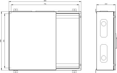 8GK1112-2KK32 Siemens Switch Cabinets, server cabinets Image 2