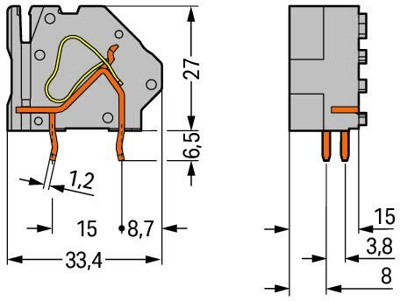 745-853/006-000/999-950 WAGO PCB Terminal Blocks Image 2