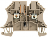 Isolating and measuring isolating terminal block, screw connection, 0.5-4.0 mm², 1 A, 6 kV, dark beige, 1961750000