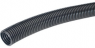 Corrugated hose, inside Ø 28.1 mm, outside Ø 34.5 mm, BR 60 mm, polyamide, black