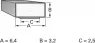 DRE6,4X3,2NI-N2,5V0-1,0M MTC Accessories for Enclosures