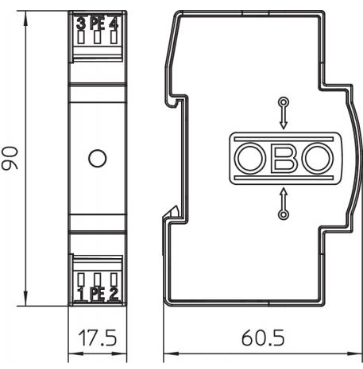 5097615 OBO Bettermann Overvoltage Protection Image 3