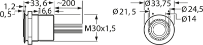 1241.6400 SCHURTER Pushbutton Switches Image 2