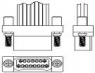 D-Sub connector, 51 pole, crimp connection, 7-1589472-1