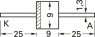 Rectifier diode, 1000 V, 6 A, P-6, R250S-T