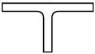 Heat shrink cable transition, 2:1, T-shape, S1 (34.3/11.4 mm), S2 (22.91/11.4 mm), 579172-000