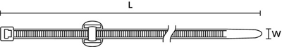 156-01203 HellermannTyton Cable Ties Image 2