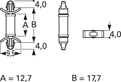 8277AA00 fastpoint PCB Fasteners Image 2