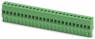 Socket header, 24 pole, pitch 5.08 mm, straight, green, 1792469