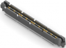 Pin header, 152 pole, pitch 0.64 mm, straight, black, 1-767007-1