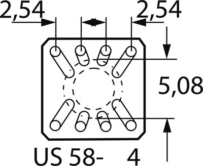 US 58-4 Fischer Elektronik Mounting pads Image 2