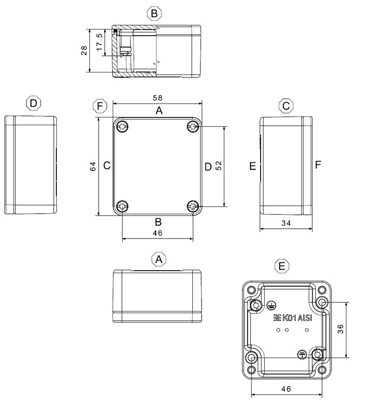 9529100000 Weidmüller General Purpose Enclosures Image 2